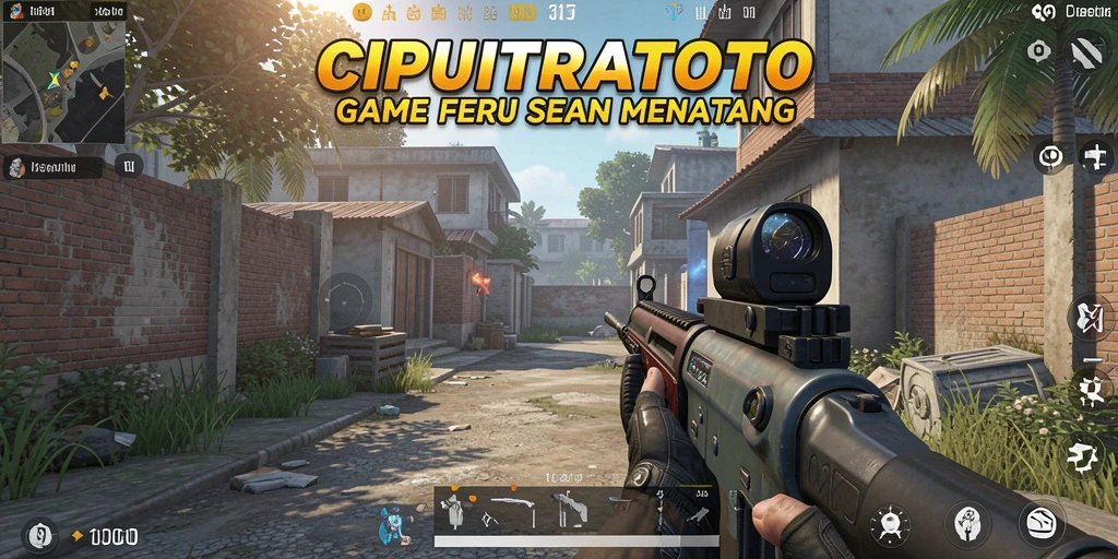 Screenshot gameplay CIPUTRATOTO menampilkan pertempuran yang intens dan mendebarkan.