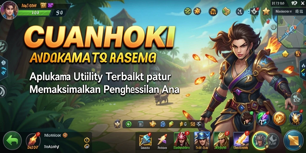 Tampilan utama CUANHOKI dengan fitur-fitur unggulan untuk manajemen keuangan.