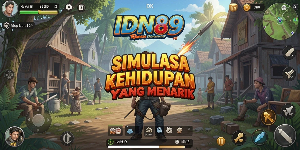 Tampilan gameplay yang menarik dan interaktif di IDN89.