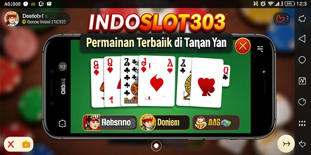 Tampilan gameplay Domino yang seru dan interaktif.
