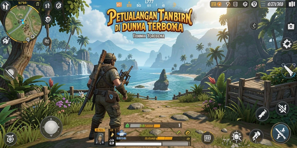 Menampilkan gameplay seru dalam dunia terbuka L777.