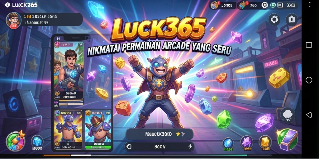 Tangkapan layar gameplay seru dari LUCK365 dengan grafis menawan.