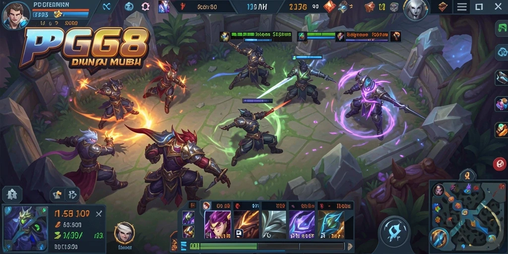 Tampilan gameplay seru dari PGG68 yang penuh strategi.