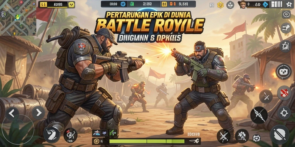 Tampilan gameplay RDI88 dengan pertempuran intense dan grafis menawan.