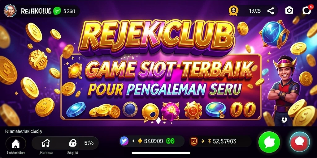 Tampilan menarik dari gameplay Slot di REJEKICLUB.