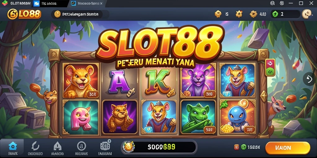 Gameplay SLOT88 yang seru dan menantang di dunia petualangan.